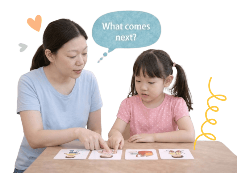 Child and therapist working on ADHD therapy and executive functioning skills.