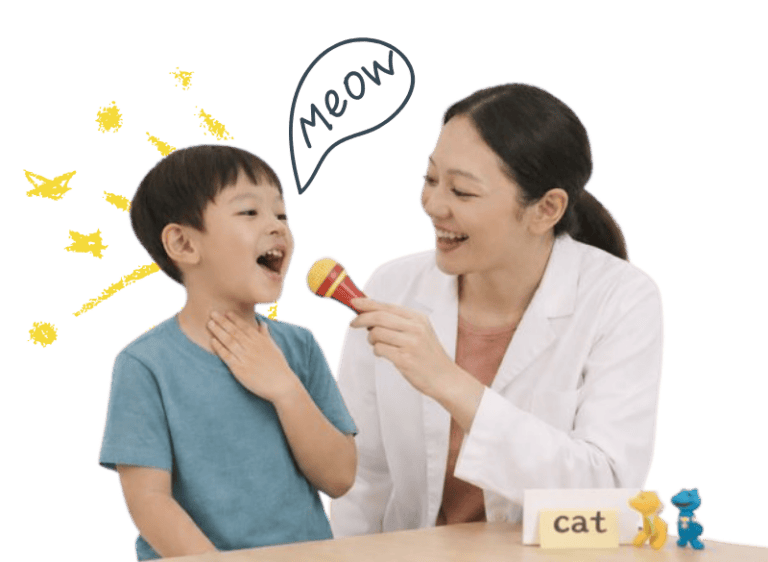 Speech therapy session focusing on articulation and pronunciation skills.