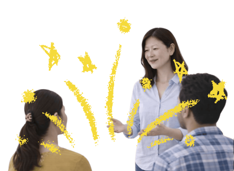 Speech therapy training session with therapist and children in clinical education setting.
