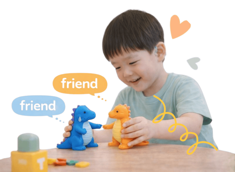 Engaging children in play to develop social skills and friendship-building abilities.