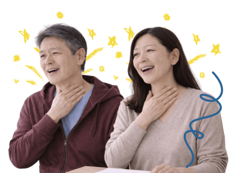 Speech therapy session helping improve voice and swallowing after head and neck cancer.